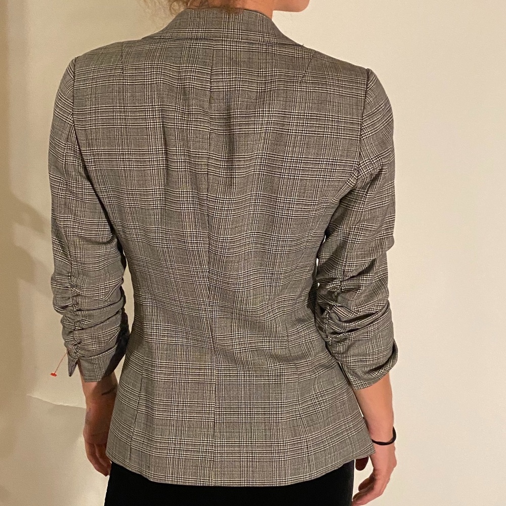 Grey Checkered Contemporary Collection Blazer - Picture 2 of 4